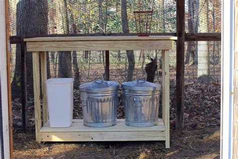 what size metal storage box is best for chicken feed|chicken feed storage in container.